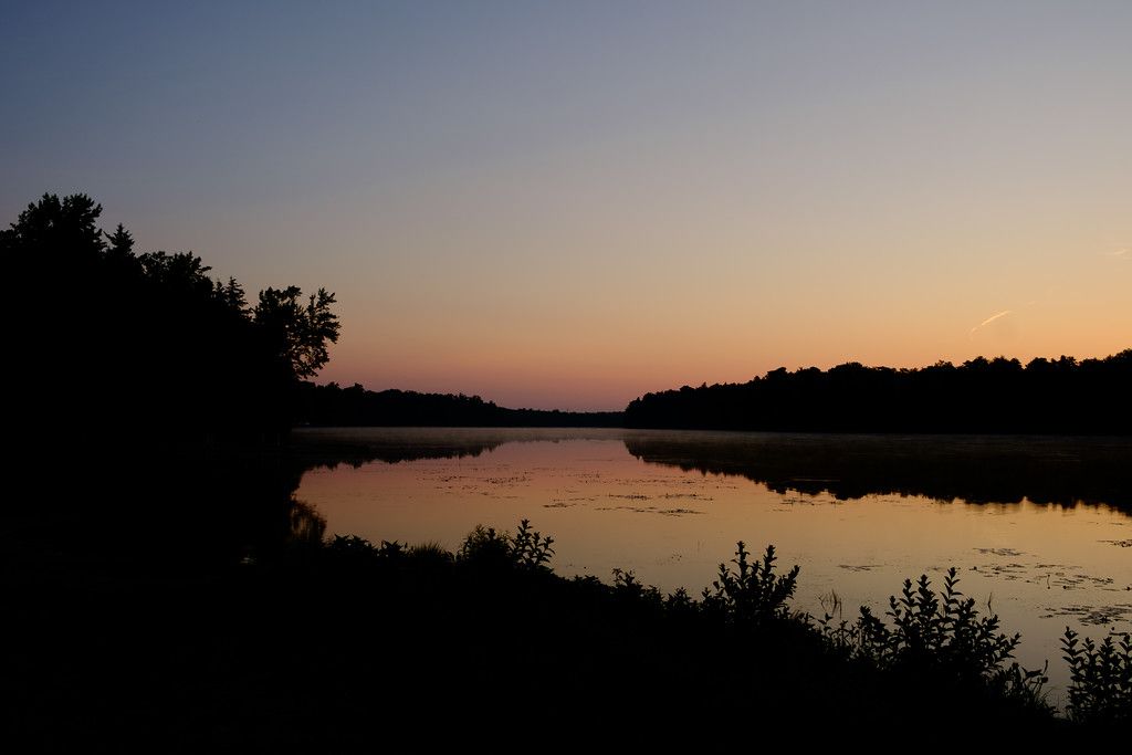 Sunrise over Wilson Lake